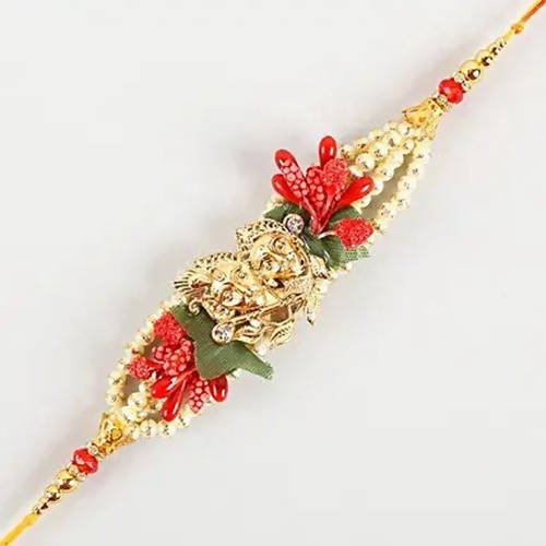 Krishna Charming Rakhi & Almonds Jar | Grocsy