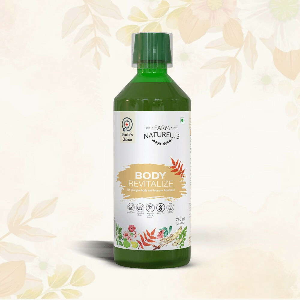 Farm Naturelle Body Revitalizer Juice - Ayurvedic Formula for Energy and Vitality | Grocsy