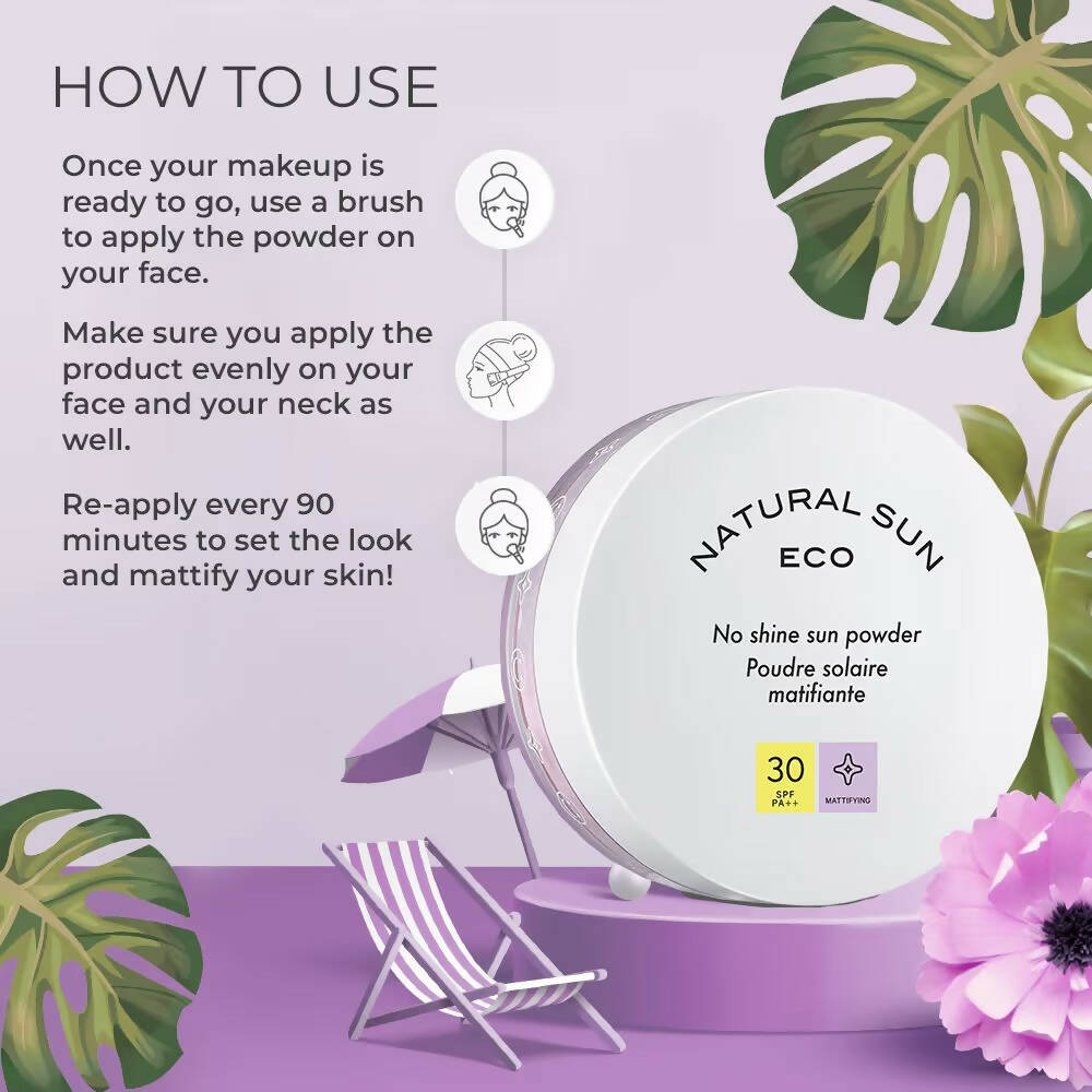 The Face Shop Natural Sun Eco No Shine Sun Powder SPF 30 - Korean Skincare | Grocsy