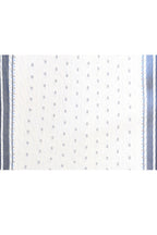 Piyari Fashion Women's White Embellished Cotton Saree | Grocsy