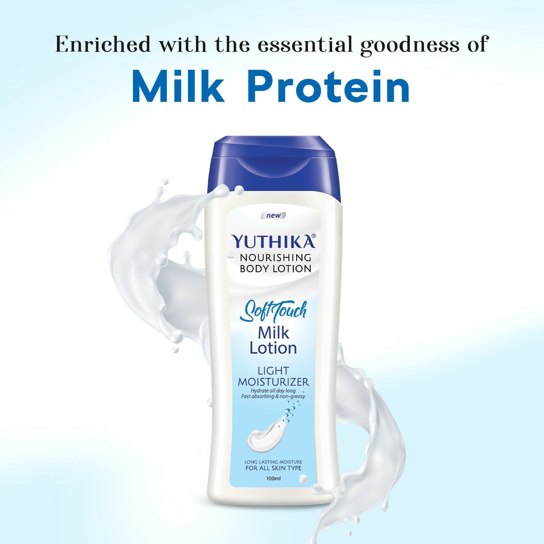 Yuthika Soft Touch Milk Body Lotion For Women & Men | Grocsy