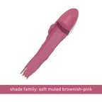 Plum Butter Crème Matte Lipstick Pinkadoodle - 123 (Brownish Pink) | Grocsy