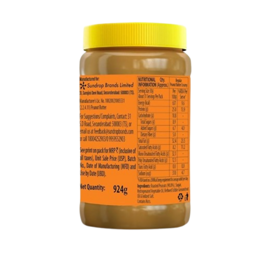 Sundrop Regular Creamy Peanut Butter | Grocsy