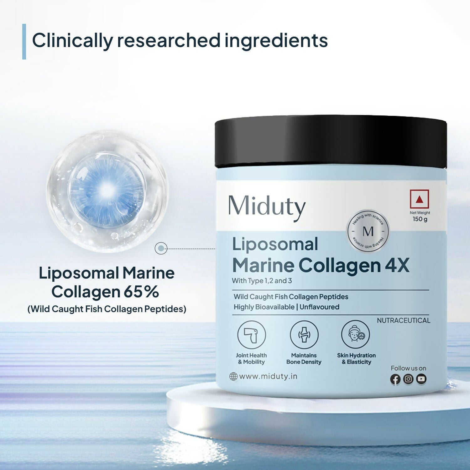 Miduty by Palak Notes Marine Collagen 4X | Grocsy