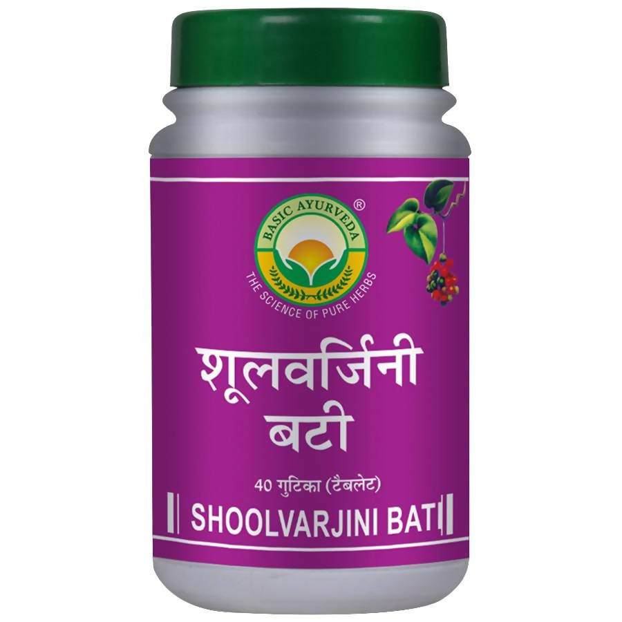 Basic Ayurveda Shoolvarjini Bati | Grocsy