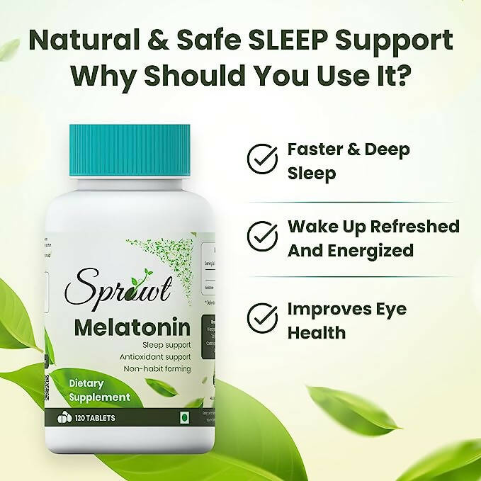 Sprowt Melatonin Tablets | Grocsy