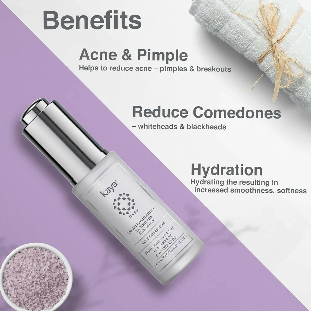 Kaya 2% Salicylic Acid + 1% Zinc PCA Face Serum | Grocsy