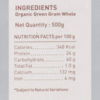 Pure & Sure Green Gram Whole Traditional Organic Pulses