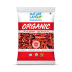 Nature Land Organics Red Chilli Whole | Grocsy