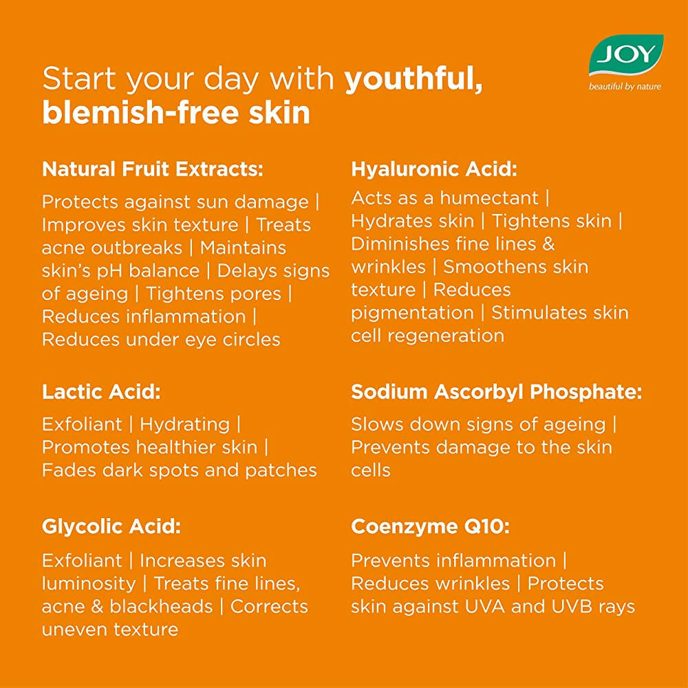 Joy Revivify Vitamin C Face Liquid Toner for Glowing Skin | Grocsy