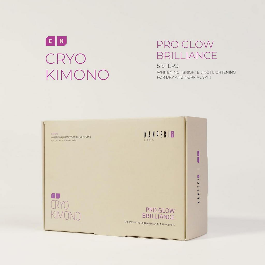 Kanpeki Cryo Kimono Pro Glow Brilliance - 5 Steps Facial Kit | Grocsy