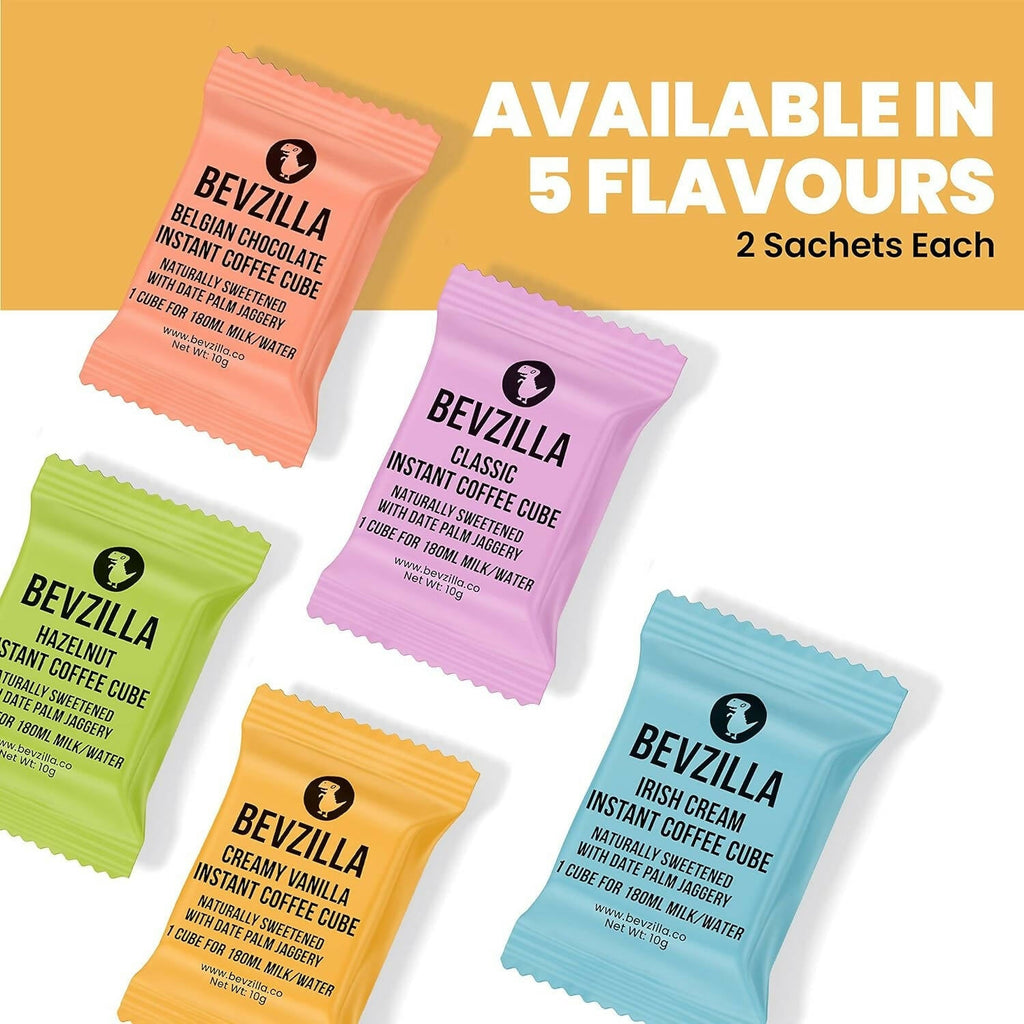 Bevzilla Assorted Flavours Coffee Cubes | Grocsy