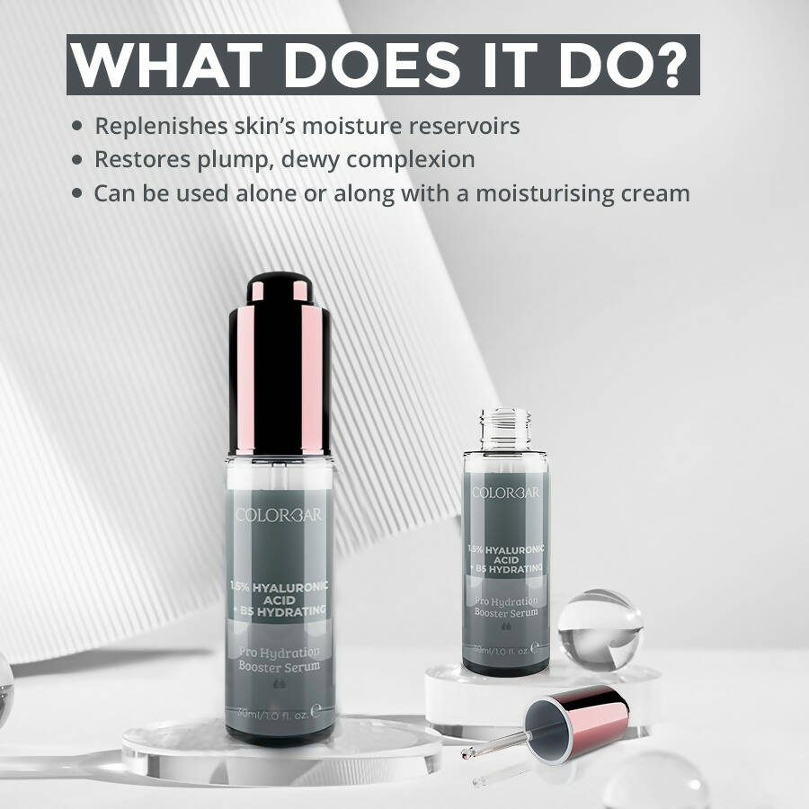 Colorbar Serum 15%Hyaluronic Acid + B5 Hydrating | Grocsy