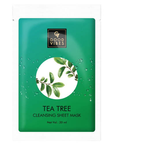 Good Vibes Tea Tree Cleansing Sheet Mask | Grocsy