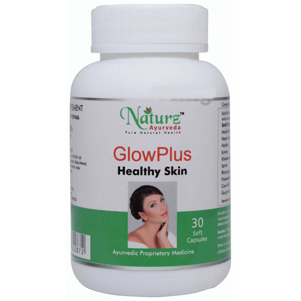 Naturz Ayurveda Glow Plus Capsules | Grocsy