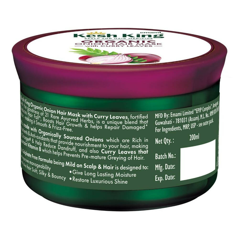 Kesh King Organic Onion Hair Mask With Curry Leaves | Grocsy