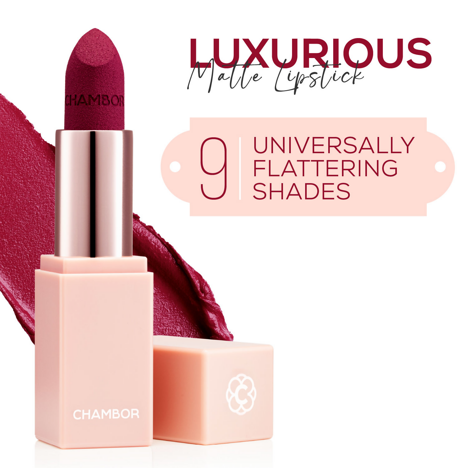 Chambor Colour Studio Les Universelles Matte Lipstick - Rebel | Grocsy