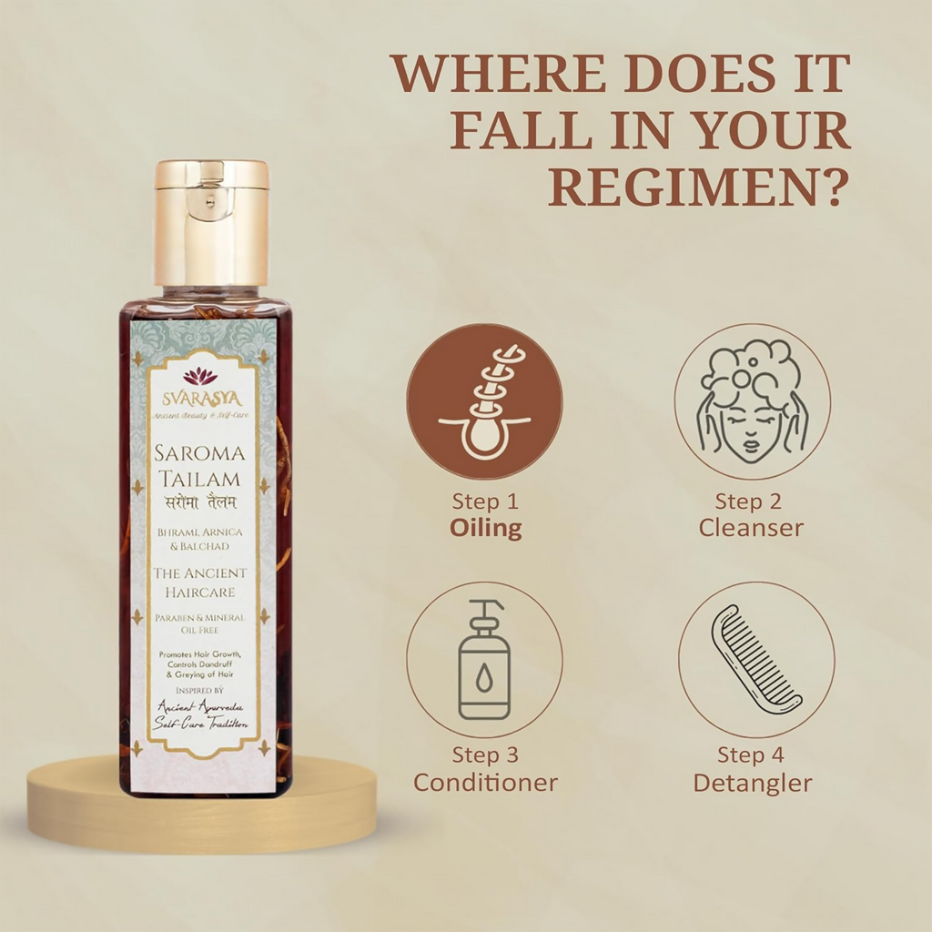 Svarasya Saroma Tailam (Hair Oil) | Grocsy