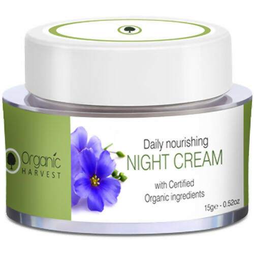 Organic Harvest Brightening Night Cream With Organic Ingredients | Grocsy