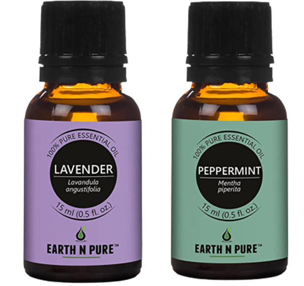 Earth N Pure Lavender & Peppermint Essential Oils | Grocsy