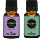 Earth N Pure Lavender & Peppermint Essential Oils | Grocsy