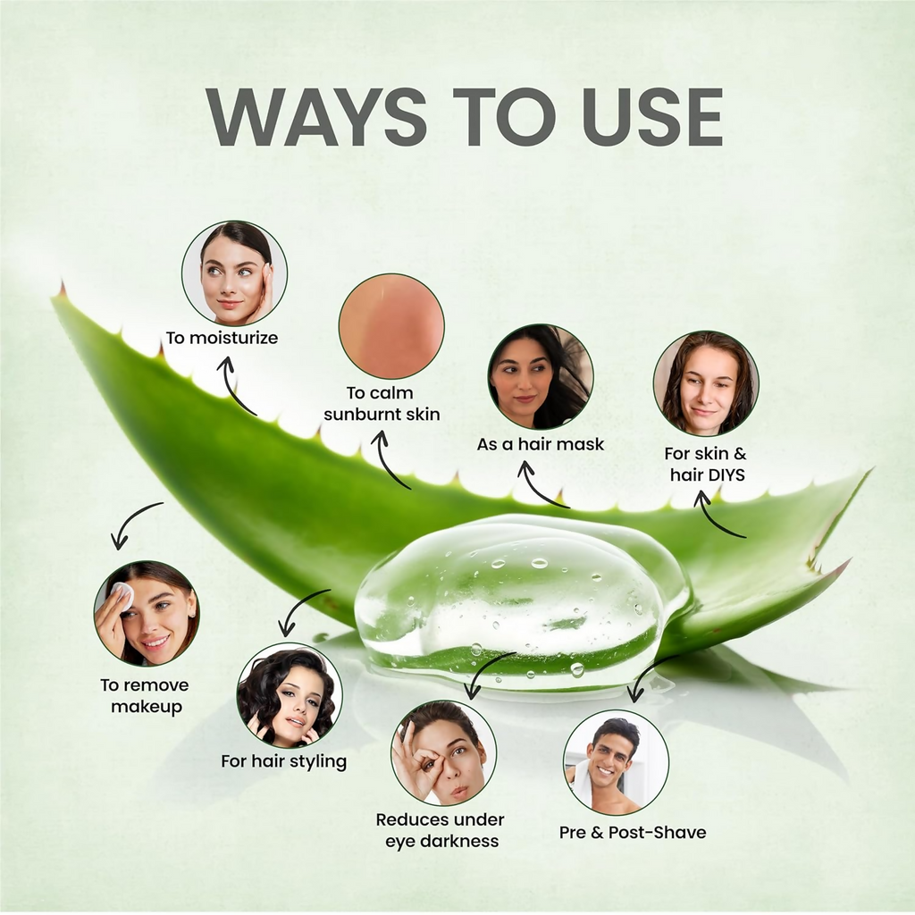 Kisra 99.5% Pure & Organic Aloe Vera Gel | Grocsy
