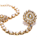Priyaasi Women Designer Dual Tone Ring Bracelet - Swadesiicart
