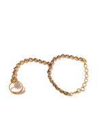 Priyaasi Women Gold-Polished Stones Studded Hathphool - Swadesiicart