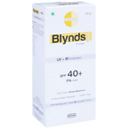 Intas Blynds Emulgel Sunscreen with UV+IR Protection SPF 40+ PA+++ & Water-Resistant | Grocsy
