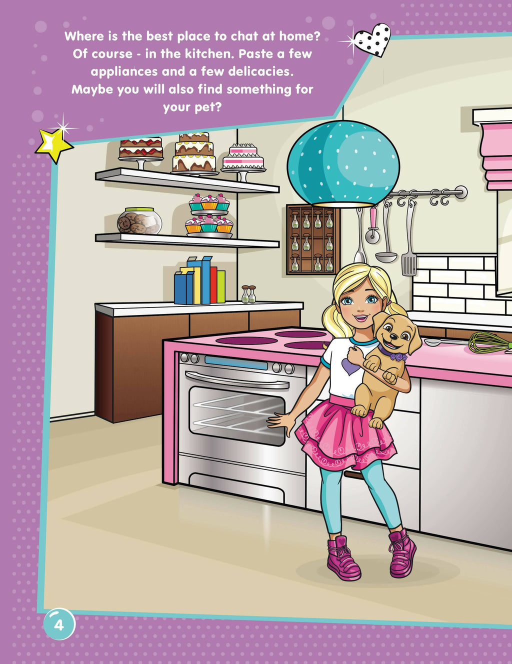 Dreamland Publications Barbie Dreamhouse Adventures -Dream House Decorate with Stickers | Grocsy