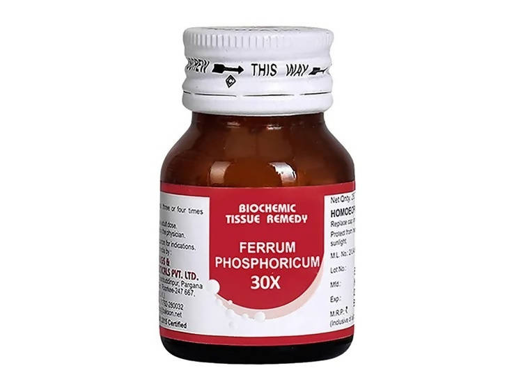Bakson's Homeopathy Ferrum Phosphoricum Biochemic Tablets | Grocsy