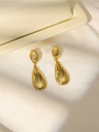 Golden Drop Earrings - Ruby Raang | Grocsy