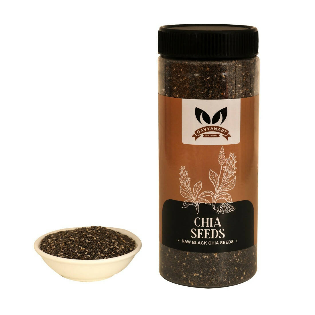 Gavyamart Organic Chia Seeds | Grocsy