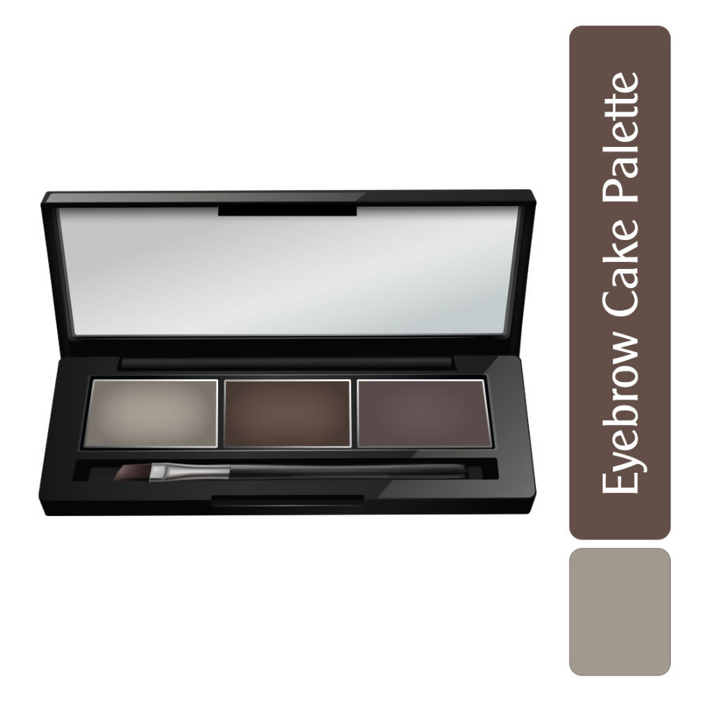 Keya Seth Aromatherapy Professional Eyebrow Cake Palette 3 Colour | Grocsy
