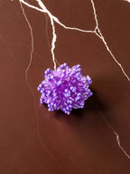 Inhanns Rang-E-Roshan Adjustable Ring – Handmade Crystal Statement Ring - Purple | Grocsy