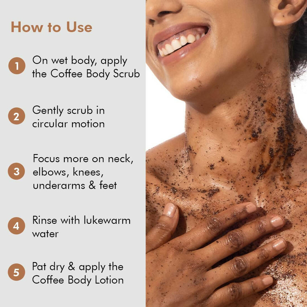 mCaffeine Raw Coffee Body Scrub | Grocsy
