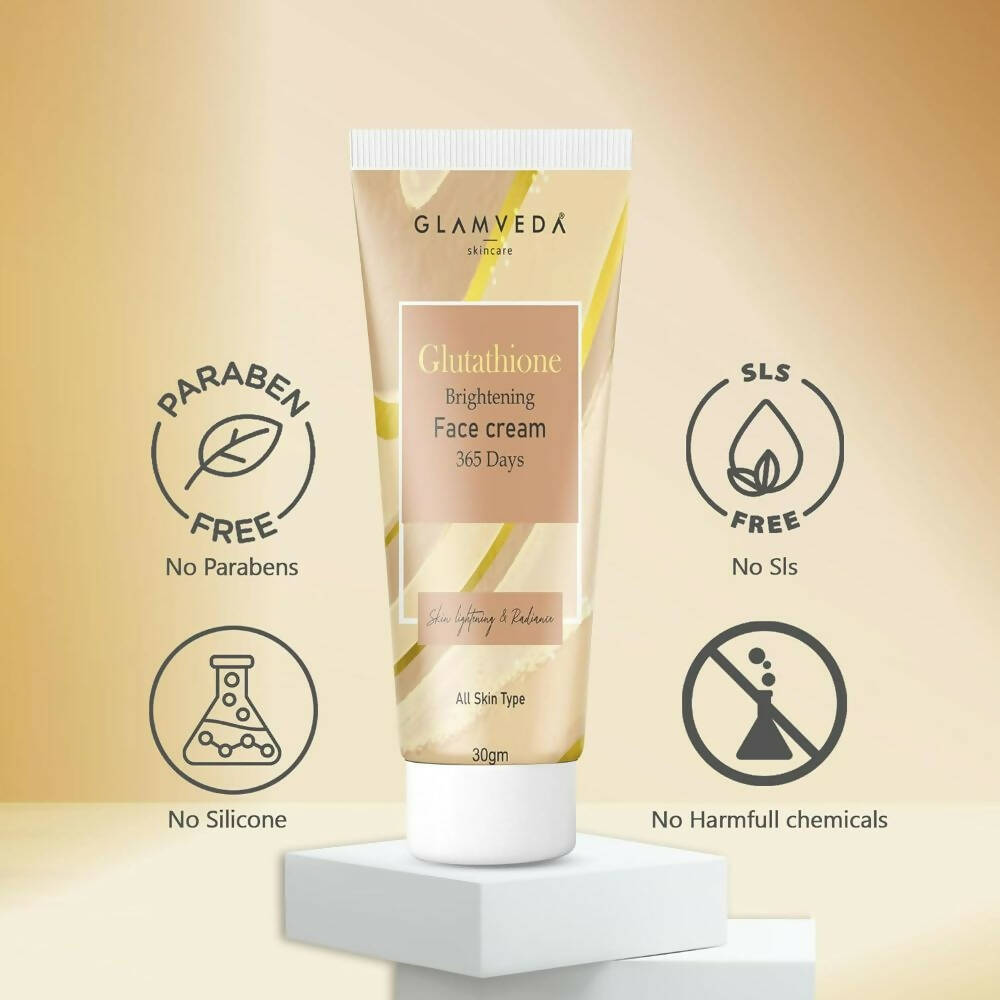 Glamveda Glutathione Brightening Face Cream | Grocsy