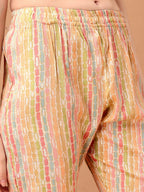 Embroidered & Printed Kurta With Pant & Printed Dupatta, Multicolor - Hiral Fashion | Grocsy
