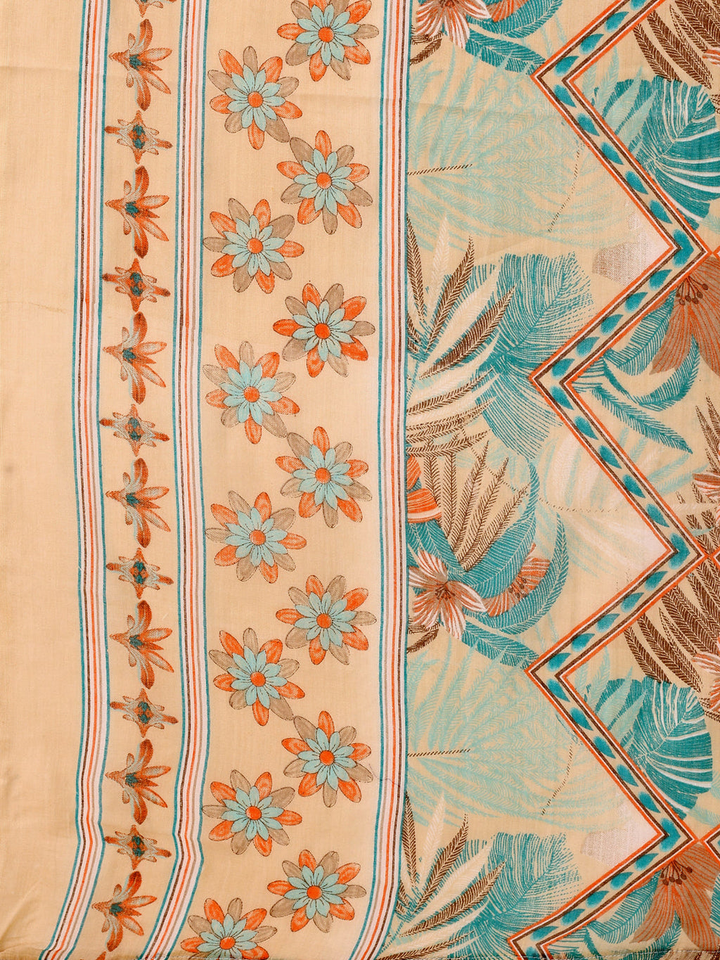 Embroidered & Botanical Printed Kurta With Pant & Printed Dupatta, Blue - Hiral Fashion | Grocsy