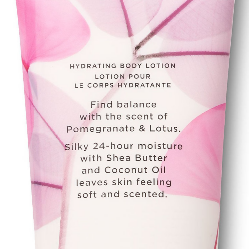 Victoria's Secret Pomegranate Lotus Natural Beauty Hydrating Body Lotion | Grocsy