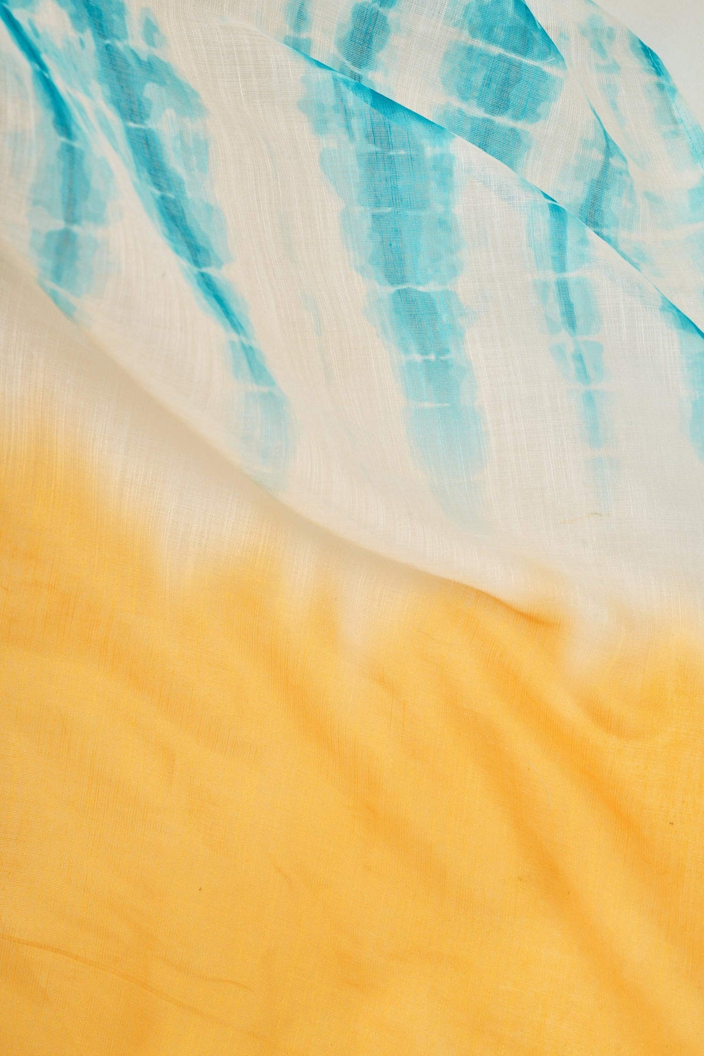 Dwija Fashion Yellow Party Wear Printed Linen Ready To Wear Saree With Unstitched Blouse | Grocsy