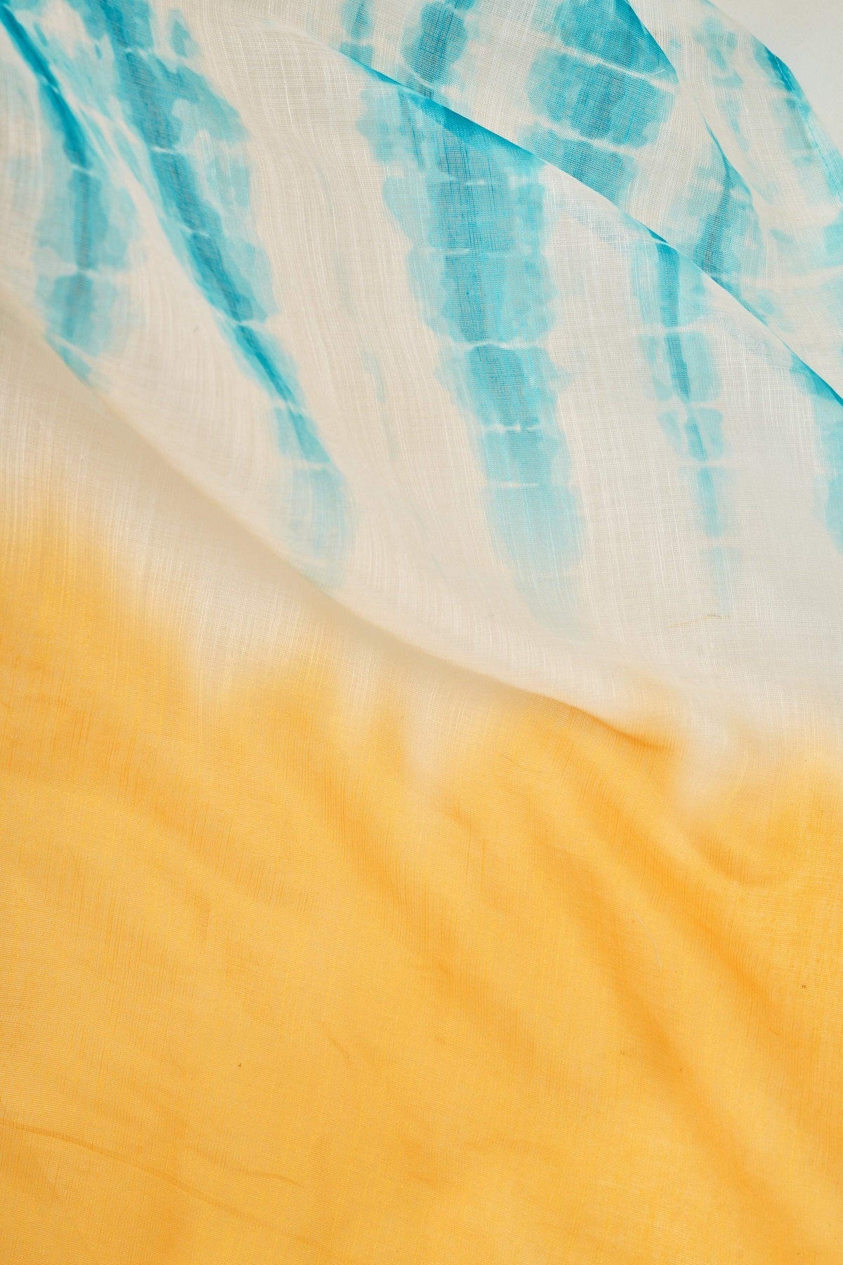Dwija Fashion Yellow Party Wear Printed Linen Ready To Wear Saree With Unstitched Blouse | Grocsy
