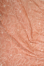 Dwija Fashion Beige Party Wear Printed Linen Ready To Wear Saree With Unstitched Blouse | Grocsy