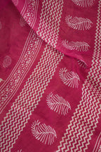 Dwija Fashion Pink Party Wear Printed Linen Ready To Wear Saree With Unstitched Blouse | Grocsy