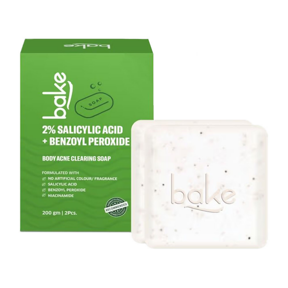 Bake 2% Salicylic Acid Soap for Face & Body Acne | Grocsy