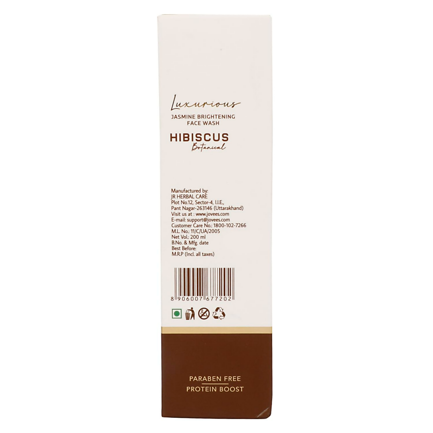 Jovees Professional Jasmine Brightening Face Wash with Aloe Vera | Grocsy