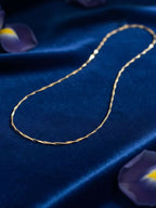 NVR Women Gold Plated Handcrafted Minimal Chain | Grocsy