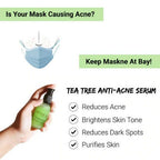 Natural Vibes Tea Tree Acne & Repair Face Serum | Grocsy