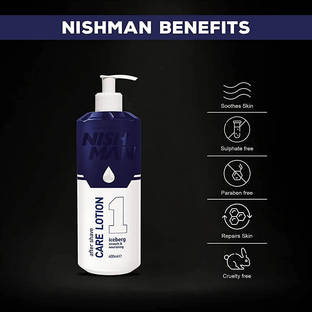 Nishman After Shave Care Lotion Iceberg - Lotion Based | Grocsy