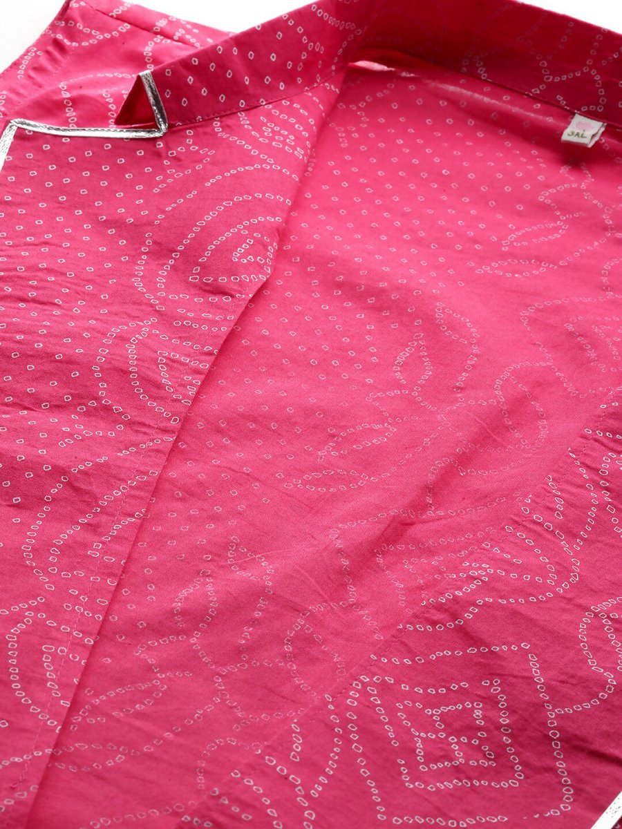 Ahalyaa Women's Traditional wear Co-ords - Pink | Grocsy